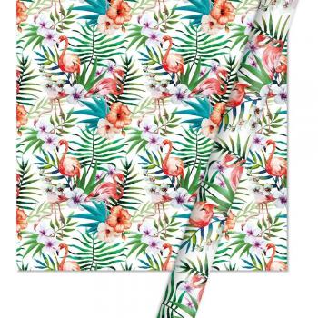 Whimsical Flamingo Gift Wrap