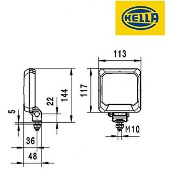 HELLA 2ZR 995 193-051 Rückfahrleuchte mit LED