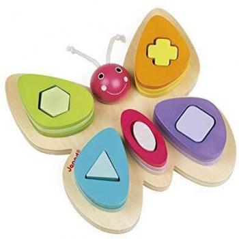 J05341 Papillon des formes I bois