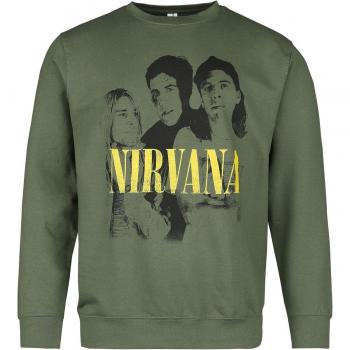 Maglia Nirvana Maniche Lunghe Verde Uomo S-M