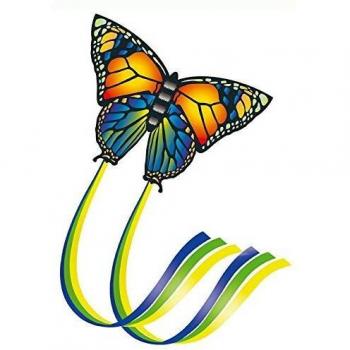 Cerf-Volant Monofil Butterfly – GUNTHER, double queue stabilisatrice