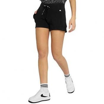 Damen Shorts Champion Legacy – Schwarz, L (Black Beauty)