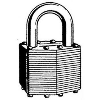 Securit S1114 Brass Cylinder Gold Laminated Padlock, 30mm