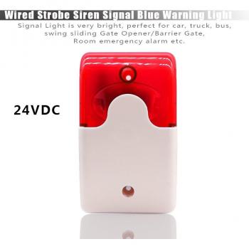Sirena Estroboscópica para Sistema de Seguridad 12V/24V