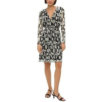 S.Oliver Minikleid mit eleganter Wickel-Optik