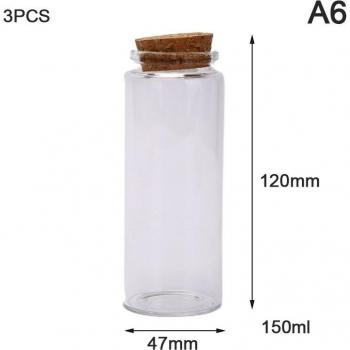 3-piece Airtight Canister Set with Wood Lids for Kitchen Use