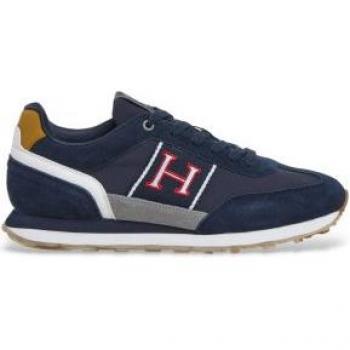 Hackett London Herren Casual Sneakers – Hendfor Patch, Navy, Größe 40