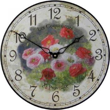 Roger Lascelles Wanduhr PUB/COQUELICOTS