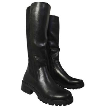Black Knee‑High Zip Boots, Women’s – IKRUSH Aurelia, Size 7