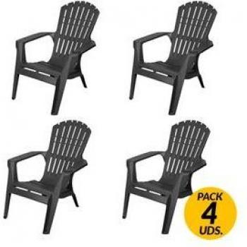 Kit 4 Asientos Jardinero Relax, Acumulable y Resistente a la Intemperie