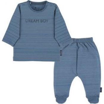 Sterntaler Set für Jungen: Langarmshirt und Hose in Mittelblau
