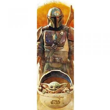 Póster de puerta Star Wars The Mandalorian