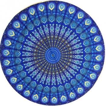 Manto Decorativo con Borla Redonda y Loto