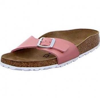 BIRKENSTOCK Frauen‑Mules Madrid Birko‑Flor Vernis Old Rose, EU 41