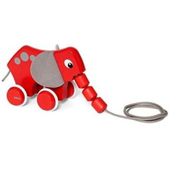 BRIO 30186 – Nachzieh‑Elefant (Mit Schiebekabel)