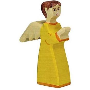 Ange 2 Orange en figurine en bois par Holztiger