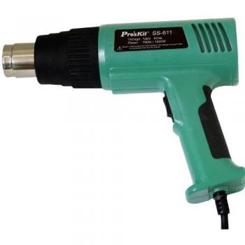Pistola de Calor 1500W em Mala Pro'sKit