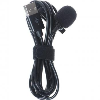 Portable USB Clip-On Lavalier Microphone for Recording