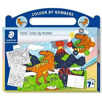 Dino Triplus Colouring Pack