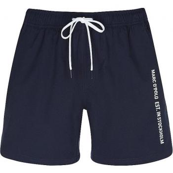 Marc O'Polo Badeshorts mit seitlichen Taschen und Logoschriftzug