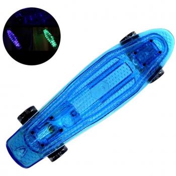 22‑Zoll Friendly Cruiser Longboard mit LED‑Blinker – Für Erwachsene & Teens