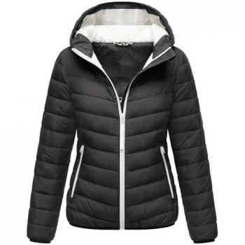 Marikoo Damen Pack-Mich-Ich Jacke 3XL – Tiefschwarz