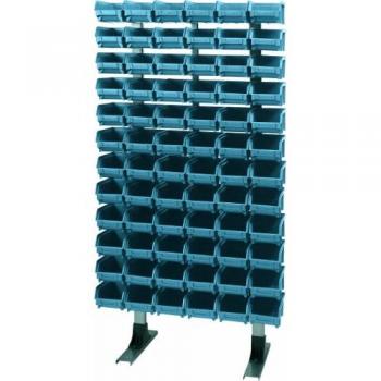 Estantería Técnica L600 × P300 × H1250 mm con 72 Cubos Azules Art.102