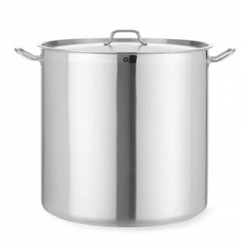 Hendi EDS Profi Hochkochtopf 95 l – 500 mm Ø, mit Deckel, Silber