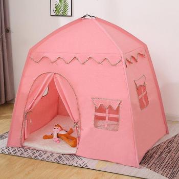 Kinderbauernhaus Burg Zeltbett 130 cm x 100 cm x 130 cm