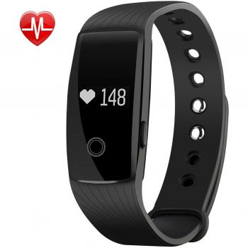 Smart Bracciale MPow FitMonitor cardiofrequenza Bluetooth nero