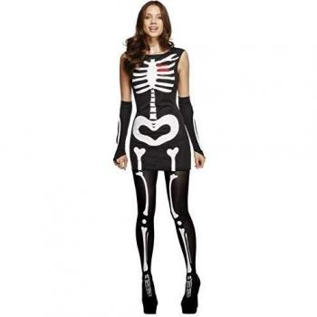 Costume Sexy Scheletro con Accessori