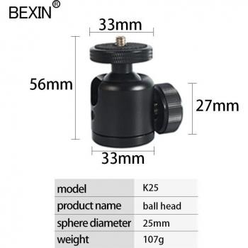 360 Degree Panoramic Ball Head Tripod Adapter for Canon Nikon Sony