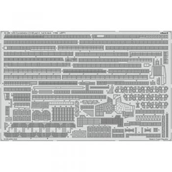 Eduard Constellation CV-64 Parte 4 Scafo e Ponte 1/350