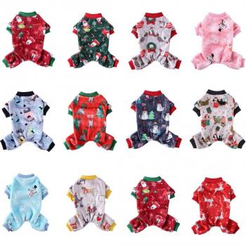 10PC Small Dog Winter Pajamas and Sweaters