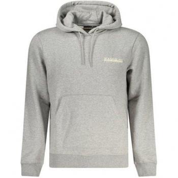 Men's Gray S Napapijri Cotton Hoodie