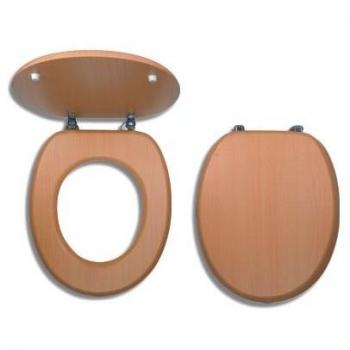 Copriwater di Classe: Prestige in Legno Impiallacciato Faggio Rosso