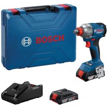 Bosch 18V System GDX 285 Impacto con Due Batterie GBA 18V 2.0Ah e Caricabatterie GAL 18V20