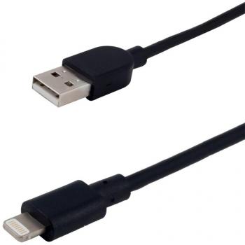 Fontastic Flexibles Lightning Kabel 1m in Schwarz (DAAP501)