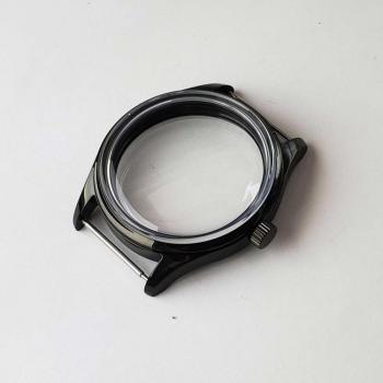 Caisse de montre 42 mm acier inox poli – remontage manuel 540, adapté aux mouvements ETA 6497/6498, référence ST3600
