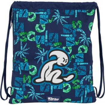 FC Barcelona Safta M865 Kind Rucksack – Schnürverschluss, blau