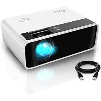 Elephas UltraPort 6500 Lumen – 1080p HD Tragbarprojektor mit 90.000 Stunden