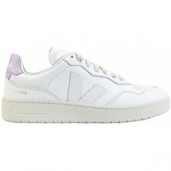 Veja V-90 Leder Sneaker für Damen in Weiß | Größe 37