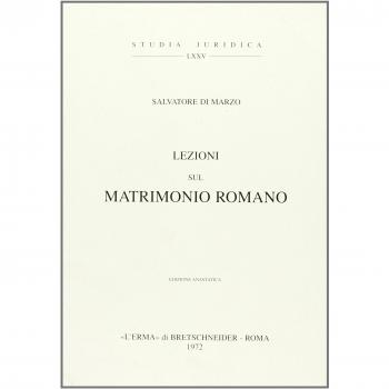 Lezioni sul matrimonio romano (1) (1919)