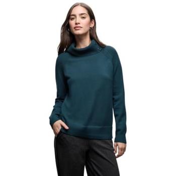 Türkis Rollkragenpullover Street One – unifarben, Größe 34