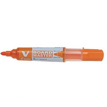 Marqueur pour tableau blanc Vboard Master Naranja Recargable, paquet de 10