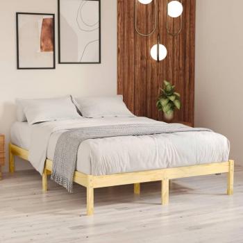 Cadre de lit 140x190 cm en pin massif