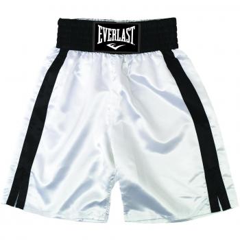 Everlast Profi-Boxing Short für Erwachsene – L – Weiß & Schwarz