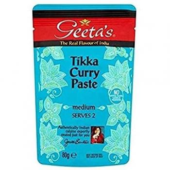 Geeta's Tikka Curry Mix Mittel, 80 Gramm