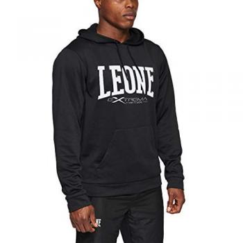 Sudadera con capucha Leone 1947 Logo, color negro, talla M, unisex adulto