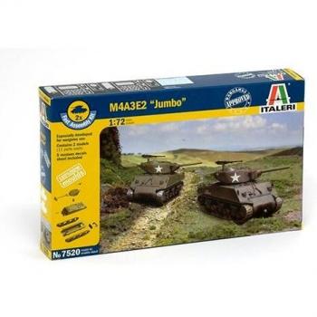 CHAR M4A3E2 – Version Jumbo Italeri 7520
